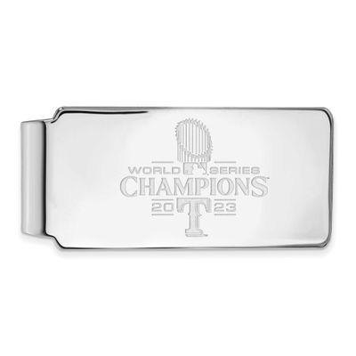 2023 World Series Champions Texas Rangers Money Clip Sterling Silver SS011RAN23, UPC: 196904204276