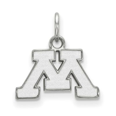 University of Minnesota Letter M Extra Small Pendant 10k White Gold 1W001UMN, UPC: 886774766904