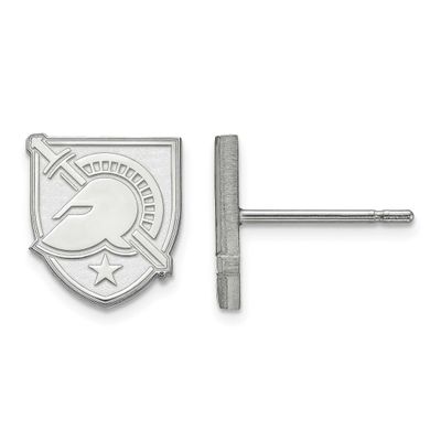 U.S. Military Academy Letter A Extra Small Post Earrings 10k White Gold 1W007USMA, UPC: 191101011559