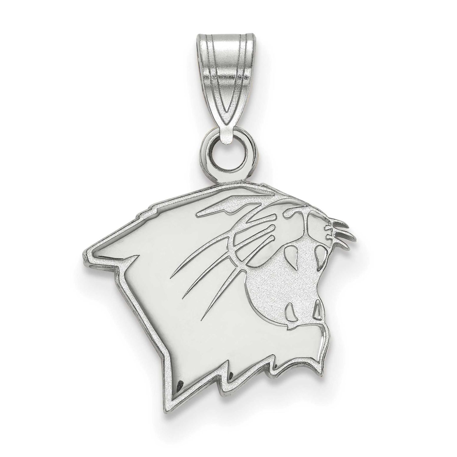 Northwestern University Wildcat Small Pendant 10k White Gold 1W005NWU, UPC: 886774773766