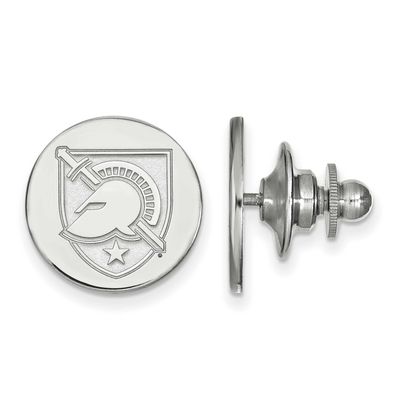 U.S. Military Academy Letter A Lapel Pin Sterling Silver Rhodium-plated SS009USMA, UPC: 886774701769