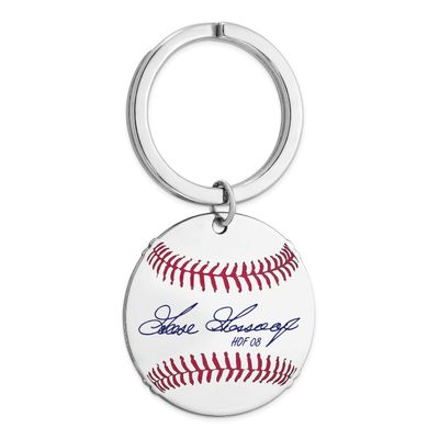 Rich Gossage Hall of Fame Signature Epoxy Baseball Keychain Sterling Silver SSHF03RG08, UPC: