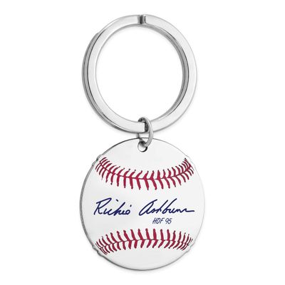 Richie Ashburn Hall of Fame Signature Epoxy Baseball Keychain Sterling Silver SSHF03RA95, UPC: