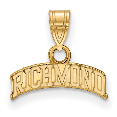 University of Richmond Small Script Pendant 10k Gold 1Y028URV, UPC: 191101780653