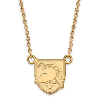 U.S. Military Academy Letter A Small Pendant 18 Inch Necklace Gold-plated Sterling Silver GP011USMA…