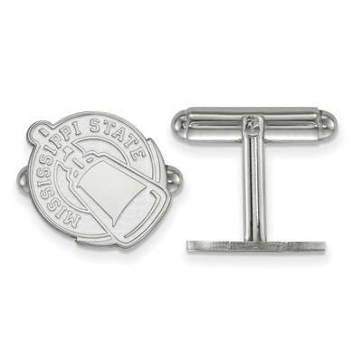 Mississippi State University Cufflink Sterling Silver Rhodium-plated SS053MSS, UPC: 886774691398