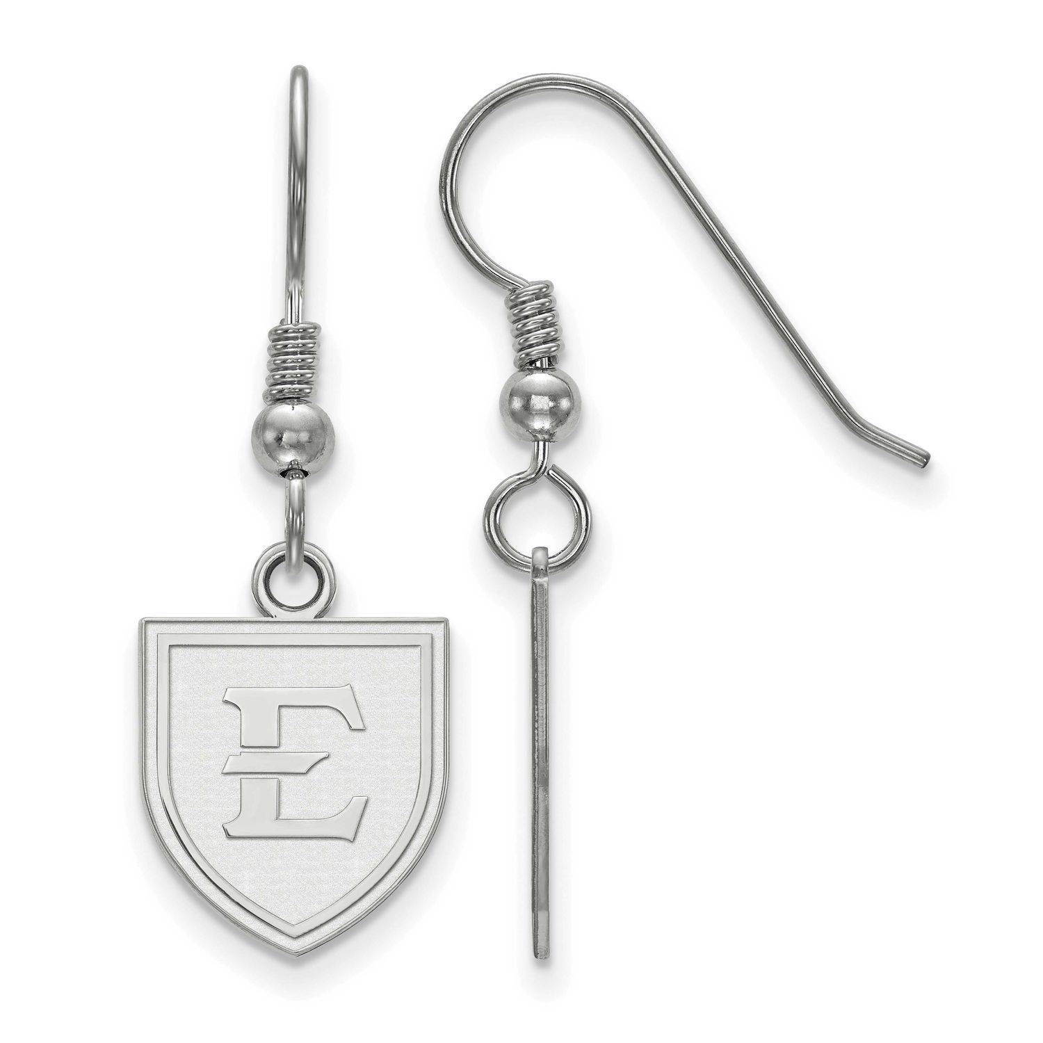 East Tennessee State Small Dangle Earrings Sterling Silver SS004ETS, UPC: 886774682044
