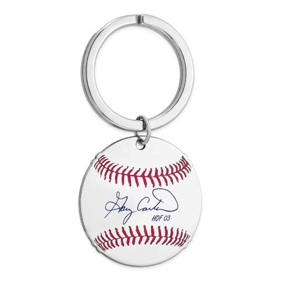 Gary Carter Hall of Fame Signature Epoxy Baseball Keychain Sterling Silver SSHF03GC03, UPC: