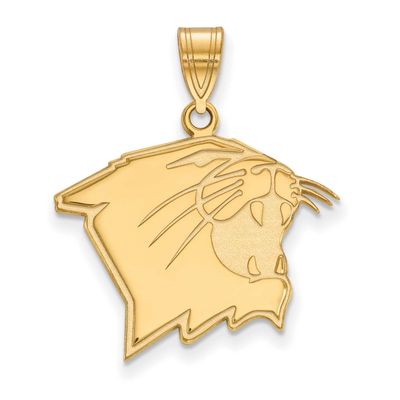 Northwestern University Wildcat Large Pendant Gold-plated Sterling Silver GP006NWU, UPC: 8867749032…