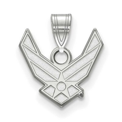 U.S. Air Force Small Pendant Sterling Silver Rhodium-plated SS002USAF, UPC: 191101214905