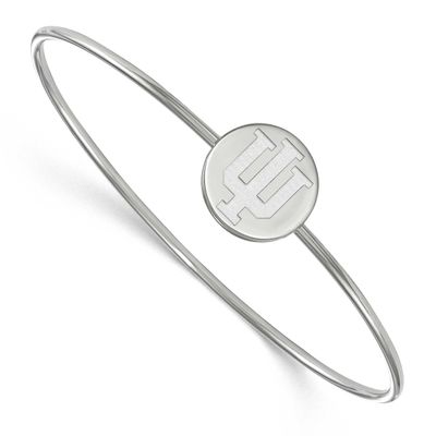 Indiana University Bangle Slip On Sterling Silver Rhodium-plated SS014IU-7, UPC: 886774686233