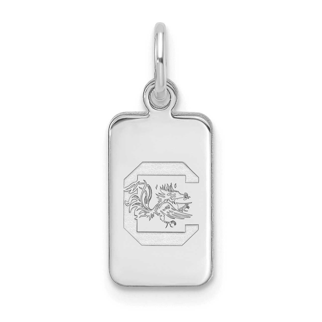 University of South Carolina Tag Pendant Sterling Silver Rhodium-plated SS125USO, UPC: 196904187449