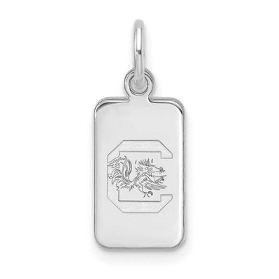 University of South Carolina Tag Pendant Sterling Silver Rhodium-plated SS125USO, UPC: 196904187449