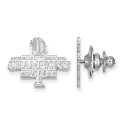 2023 World Series Champions Texas Rangers Tie Tac Sterling Silver SS008RAN23, UPC: 196904204290