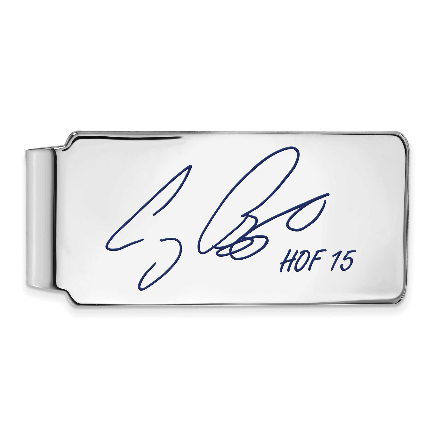 Craig Biggio Hall of Fame Signature Epoxy Money Clip Sterling Silver SSHF04CB15, UPC: