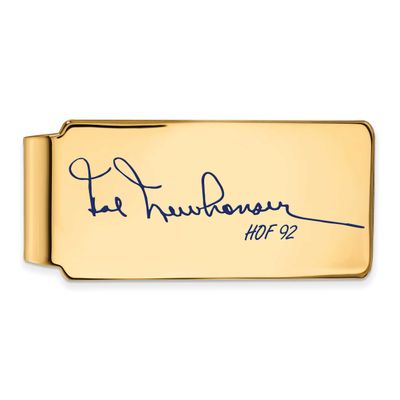 Hal Newhouser Hall of Fame Signature Epoxy Money Clip Gold-plated Sterling Silver GPHF04HN92, UPC: