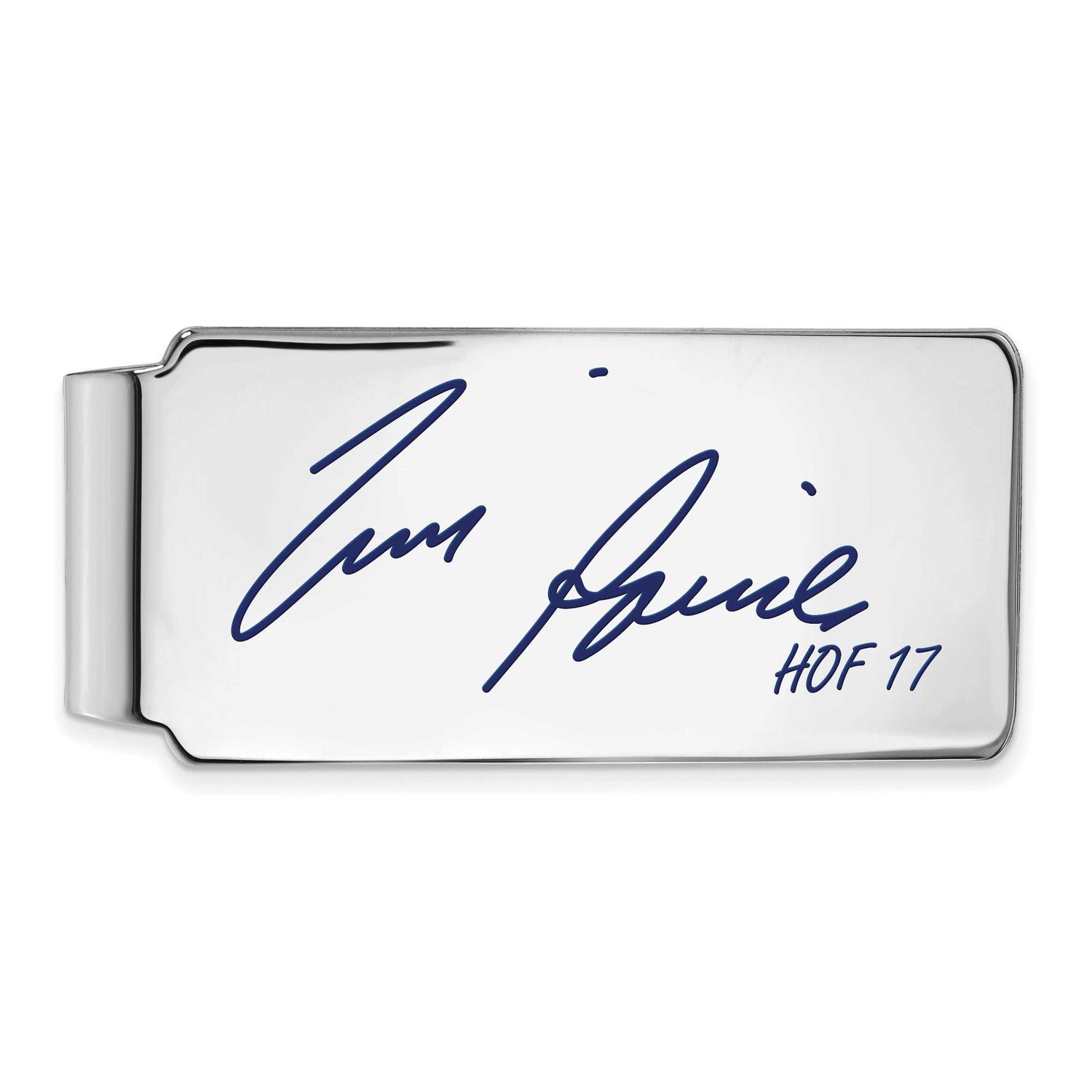 Tim Raines Hall of Fame Signature Epoxy Money Clip Sterling Silver SSHF04TR17, UPC: