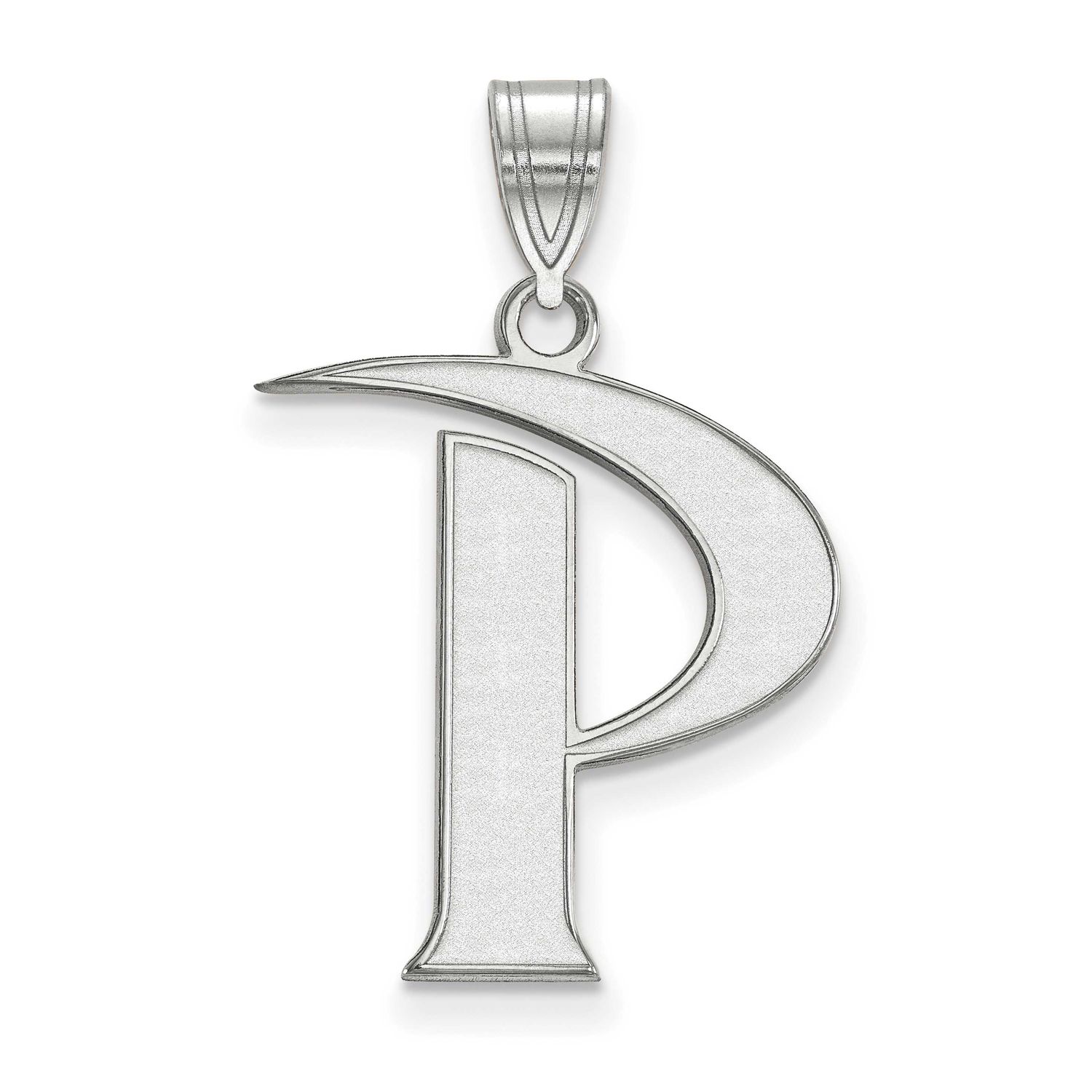 Pepperdine University Letter P Large Pendant 14k White Gold 4W002PEU, UPC: 886774827087