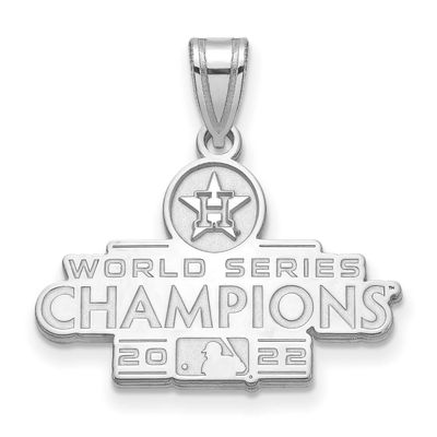2022 World Series Champions Houston Astros Medium Pendant Sterling Silver SS002AST22, UPC: 19690410…