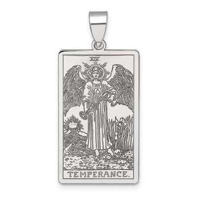 Temperance Tarot Card Pendant Sterling Silver, MPN: QC11524, UPC: