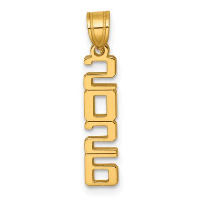 Vertical 2026 Graduation Charm 14k Gold Polished, MPN: K9987-26, UPC: