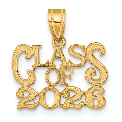 Class of 2026 Graduation Charm 14k Gold Polished, MPN: K9986-26, UPC: