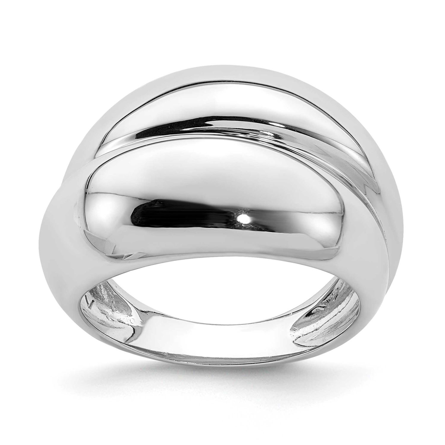 Plated Ring Sterling Silver Rhodium-Plated, MPN: QR6911, UPC: 886774017174