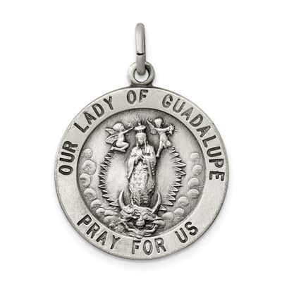 Our Lady of Guadalupe Medal Sterling Silver, MPN: QC5571, UPC: 191101183171