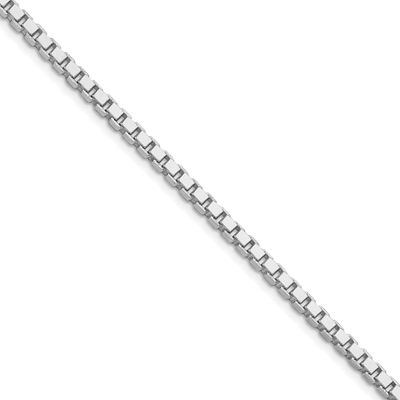 3.25mm Box Chain 18 Inch Sterling Silver Rhodium-Plated, MPN: QBX060R-18, UPC: