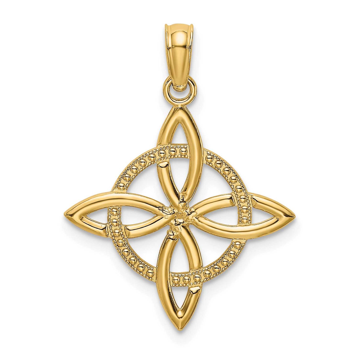 Small Celtic Eternity Knot Charm 14k Gold, MPN: K7223, UPC: 63721806207