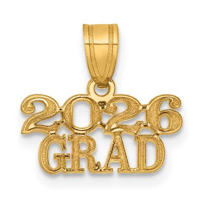 2026 Grad Charm 14k Gold Polished, MPN: K9985-26, UPC: