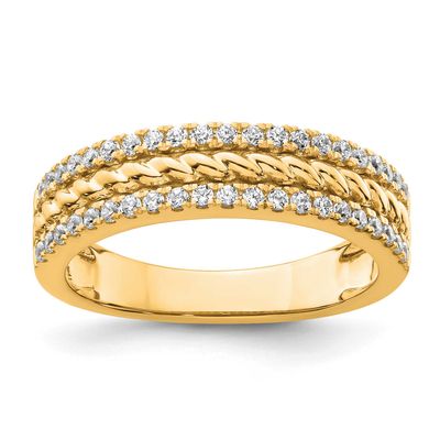 Diamond Fashion Ring 14k Gold Polished, MPN: RM9397-033-YAA, UPC: