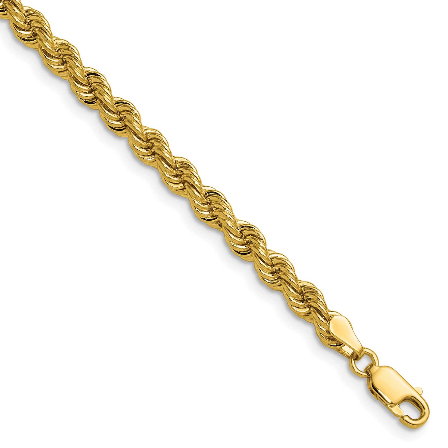 4.2mm Regular Rope Chain 28 Inch 14k Gold, MPN: 033S-28, UPC: