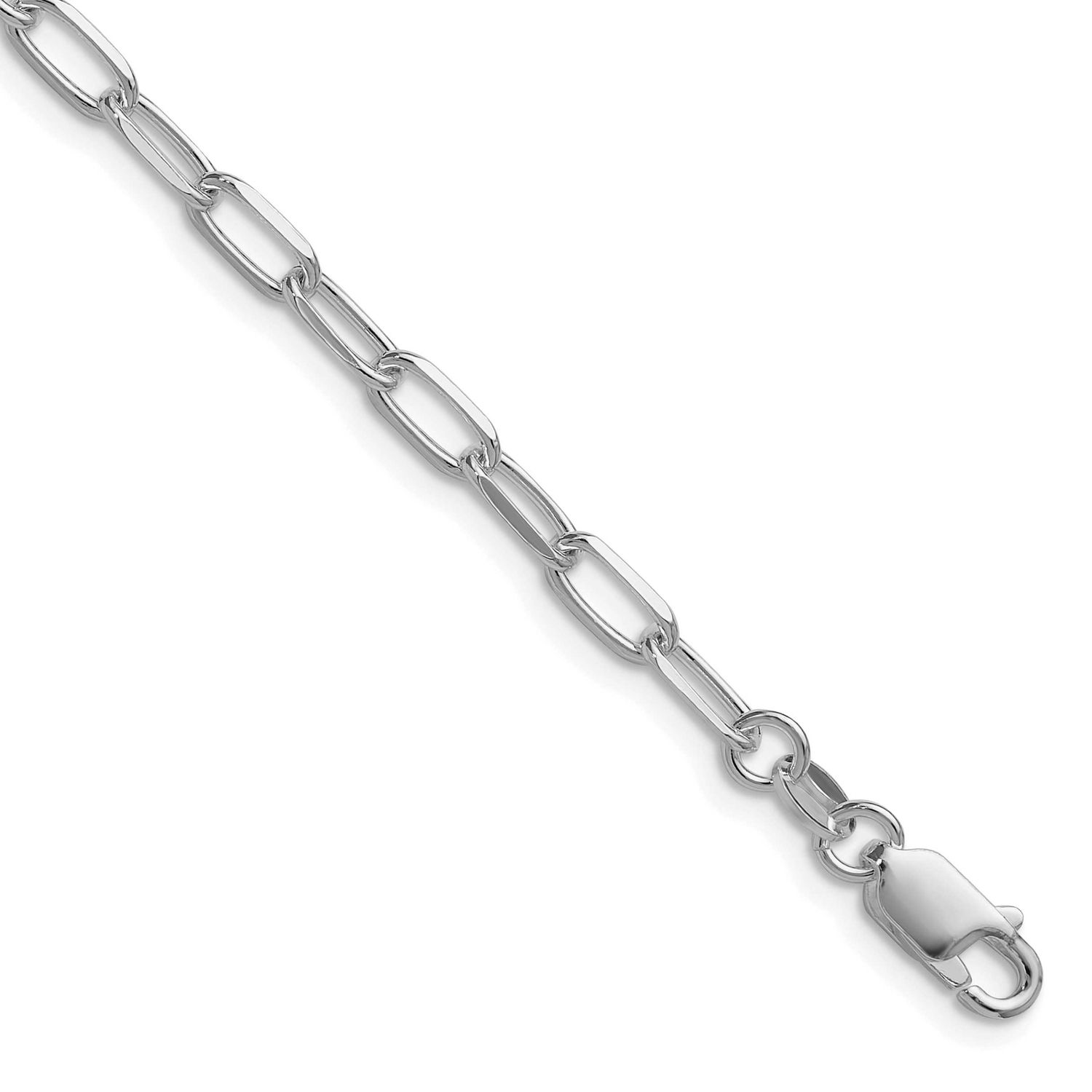 3.85mm Diamond-cut Forzantina Chain 18 Inch Sterling Silver Rhodium-Plated, MPN: QDFC100R-18, UPC: