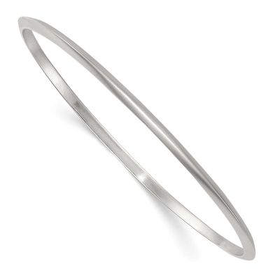 2.75mm Knife Edge Slip On Bangle Sterling Silver Polished, MPN: QB1599, UPC: