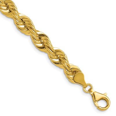 7.5mm Regular Rope Chain 22 Inch 14k Gold, MPN: 050S-22, UPC: