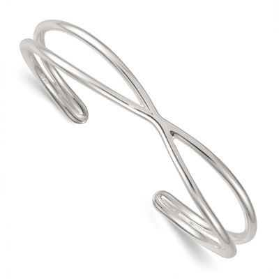 x Cuff Bangle Sterling Silver Polished, MPN: QB1579, UPC: