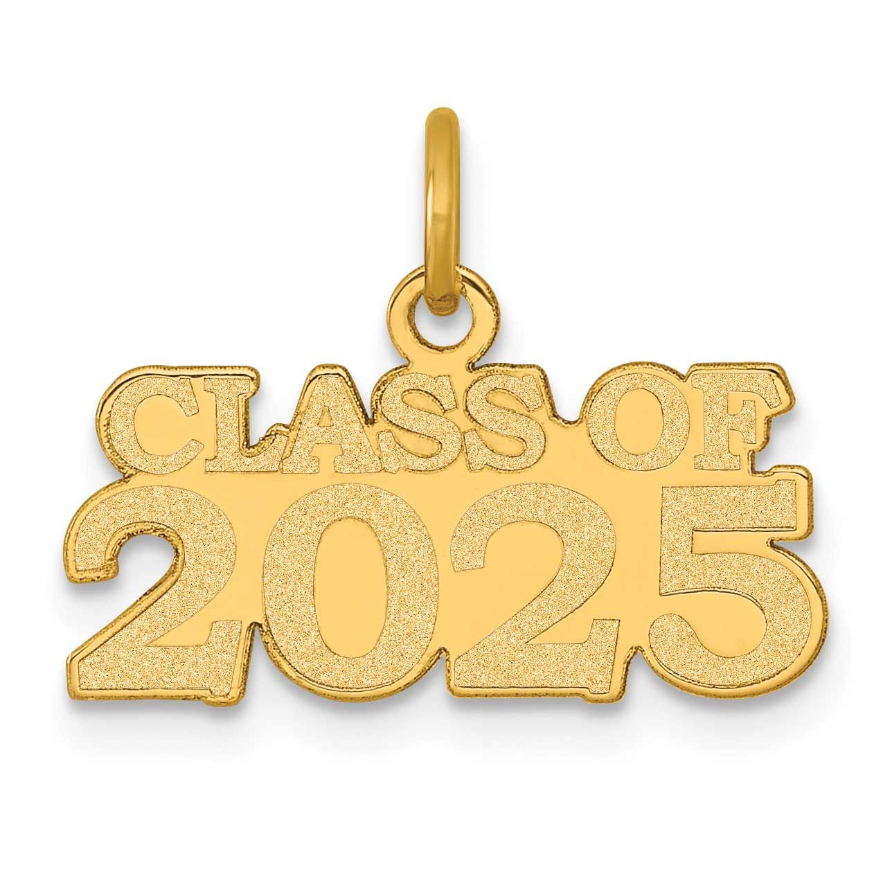 Class of 2025 Charm 14k Gold Polished, MPN: YC1545-25, UPC: