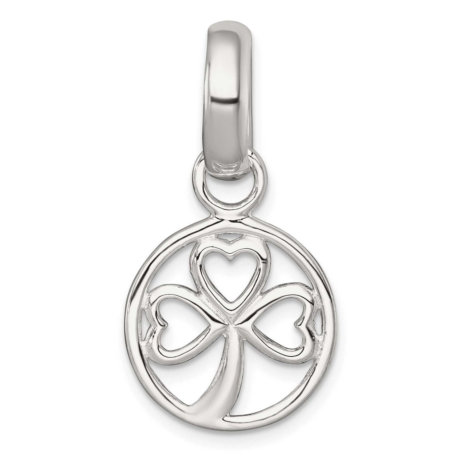 Clover Pendant Sterling Silver Polished, MPN: QC11580, UPC: