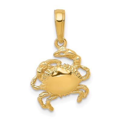 Crab Pendant 14k Gold, MPN: K2994, UPC: 637218011711