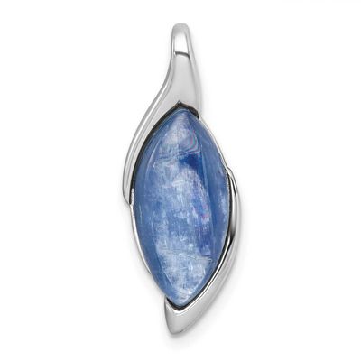 Fancy Kyanite Chain Slide Pendant 26.7 Inch Sterling Silver Rhodium-Plated Polished, MPN: QG7186P, …
