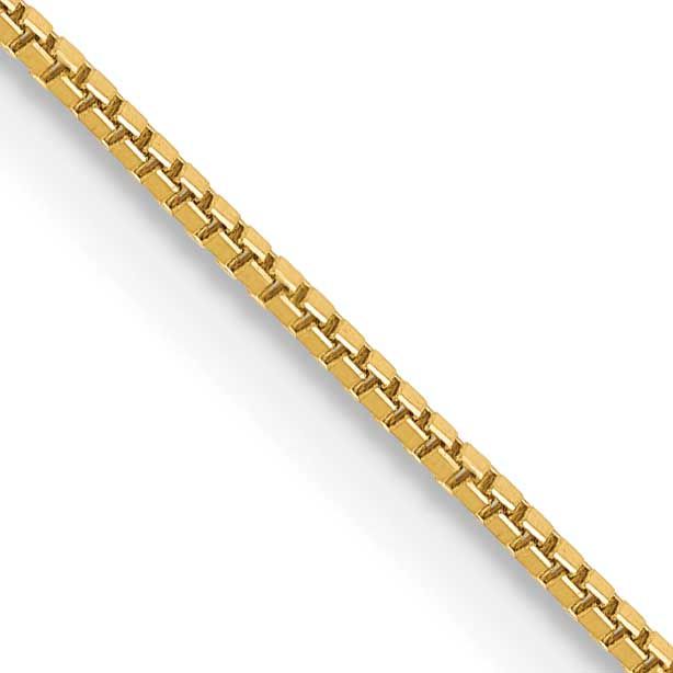 0.7mm Box with Lobster Clasp Chain 24 Inch 10k Gold, MPN: 10BX075-24, UPC: