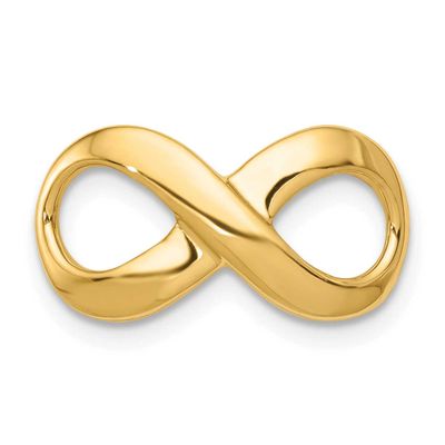 Fancy Polished Infinity Figure-8 Slide 10k Gold, MPN: 10SL295, UPC:
