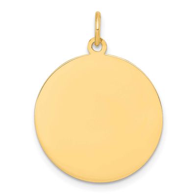 Round Disc Charm 10k Gold, MPN: 10XM733/18, UPC: