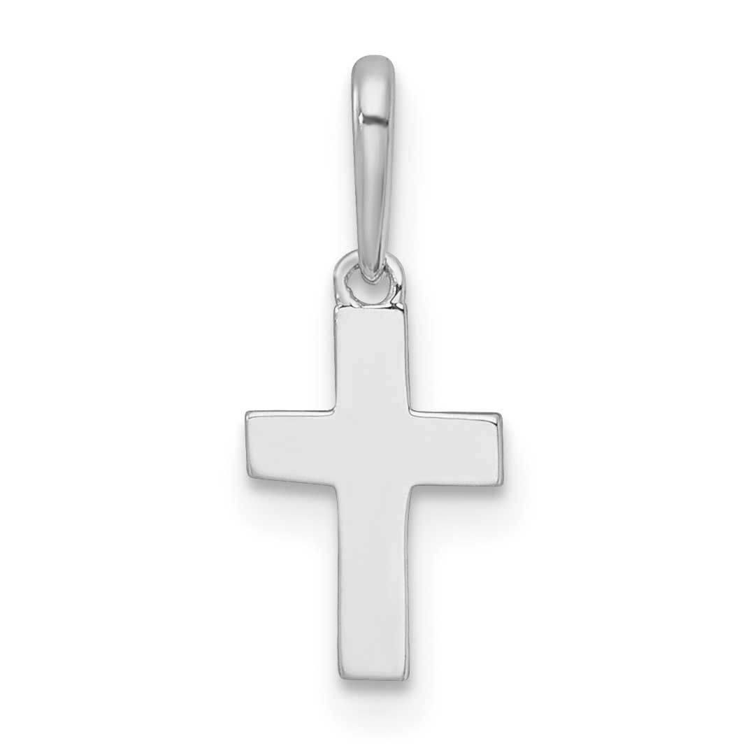 Madi K Children&#39;s Cross Pendant 14k White Gold, MPN: GK1204W, UPC: