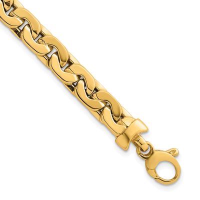 7.5 Inch Fancy Link Bracelet 14k Gold Polished, MPN: SF3117-7.5, UPC: