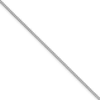1.75mm Curb Chain 14 Inch Sterling Silver Rhodium-Plated, MPN: QCB050R-14, UPC: