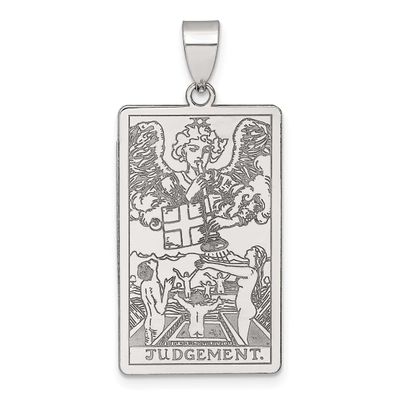 Judgement Tarot Card Pendant Sterling Silver, MPN: QC11530, UPC: