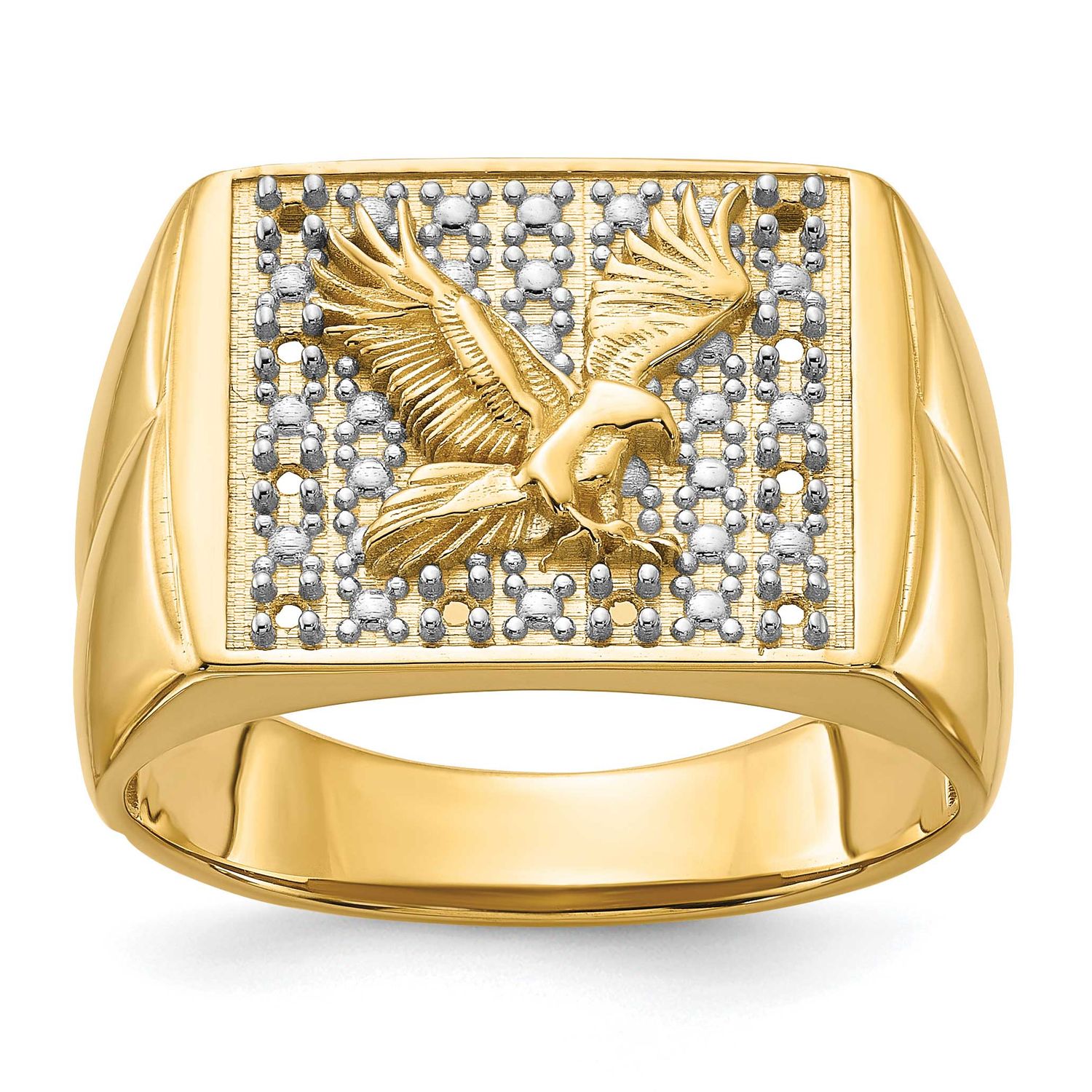 Men&#39;s Eagle Ring Mounting 14k Gold, MPN: X19B, UPC: