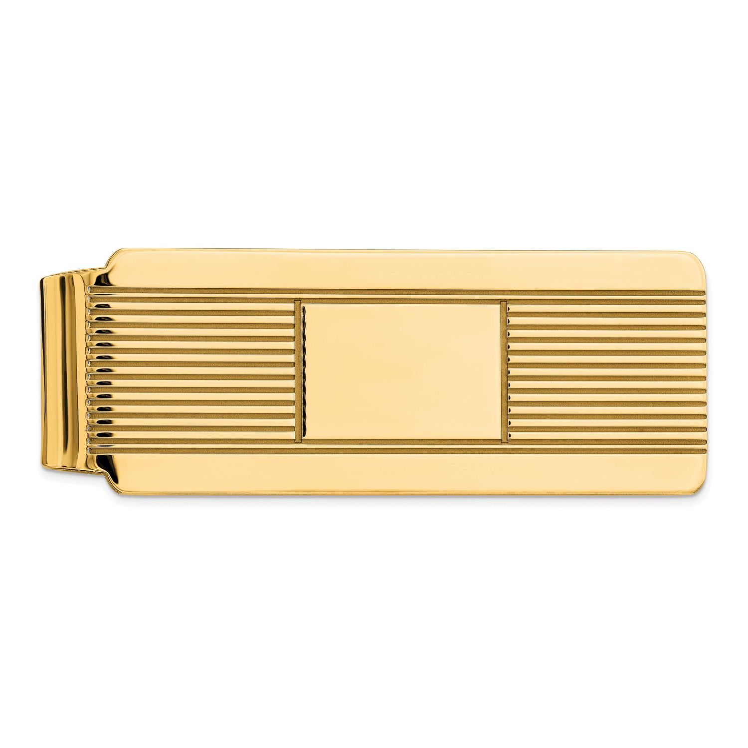 Money Clip Sterling Silver Gold-Plated, MPN: QQ33GP, UPC: